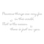 Elegant Acrylic Mirror Surface Wall Sticker - Literary Design