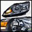 RACBOX 2Pcs 2.5 Inch Universal Bi Xenon HID Projector Lens Silver Black Shroud H1 Xenon LED Bulb H4 H7 Motorcycle Car Headlight - Korvel