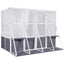 Greenhouse Wooden Lean to Greenhouses for Outdoors Heavy Duty Walk in Green House for Outside Winter - Korvel