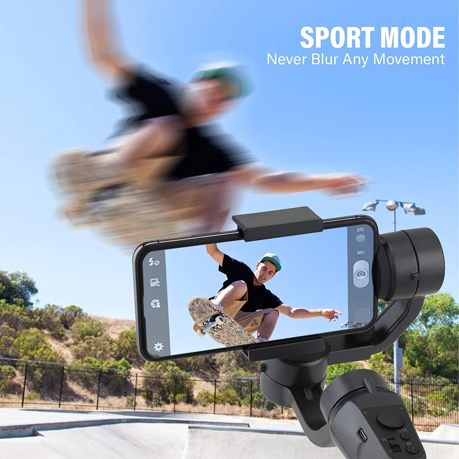 Three-axis handheld gimbal F6 stabilizer mobile phone three-axis stabilizer intelligent anti shake outdoor live streaming stand - Korvel