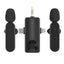 3 In 1 Wireless Lavalier Microphone Plug And Play Intelligent Noise Reduction Mini Mic For iPhone Android Live Broadcast - Korvel