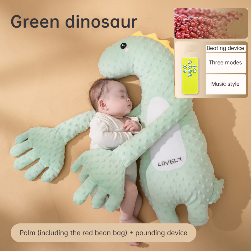 Babycare Soothing Sleep Aid: Anti-Moros Reflex Pillow and Patting Toy - Korvel
