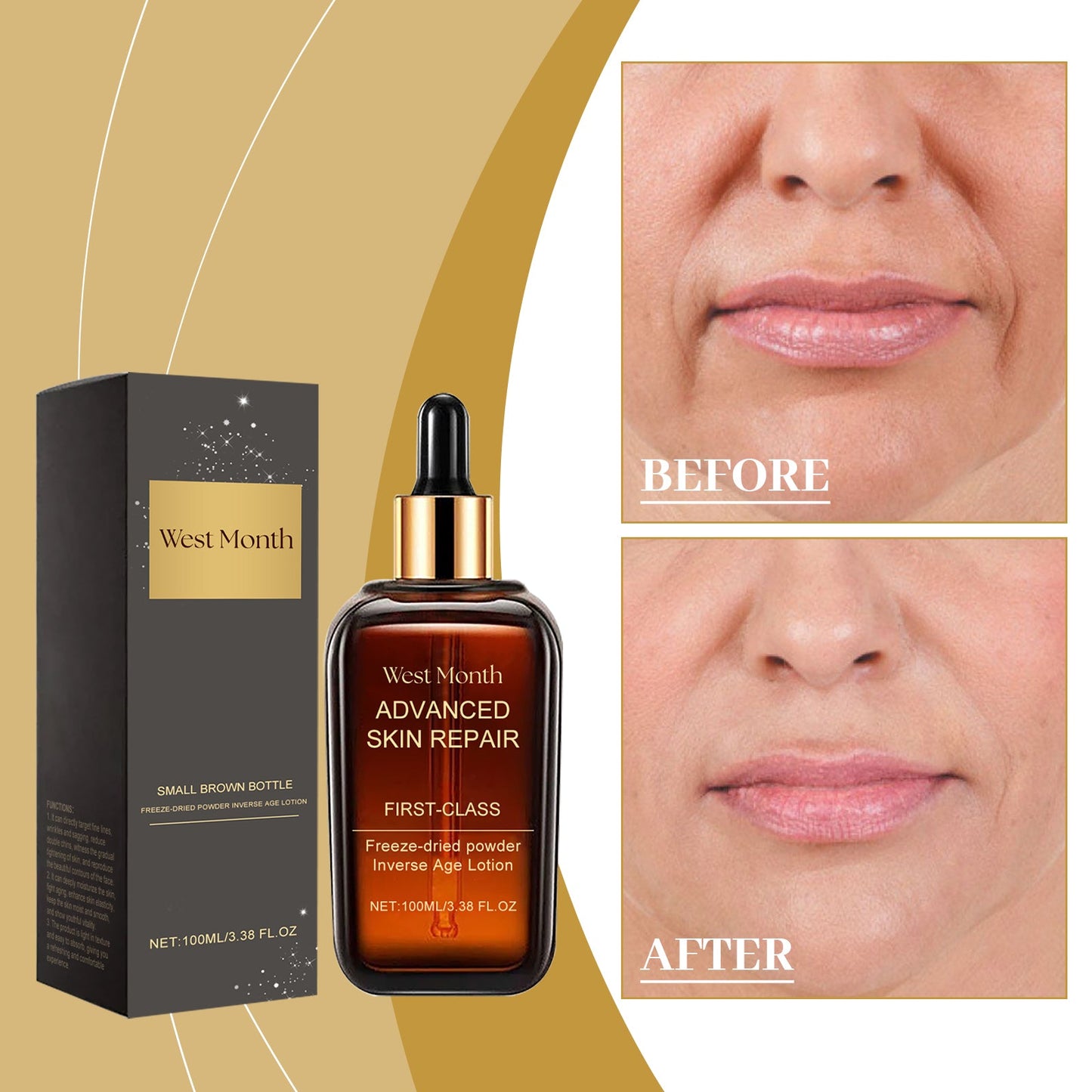 Facial Repair Serum, Brightening, Moisturizing, Hydrating And Firming Skin Serum - Korvel