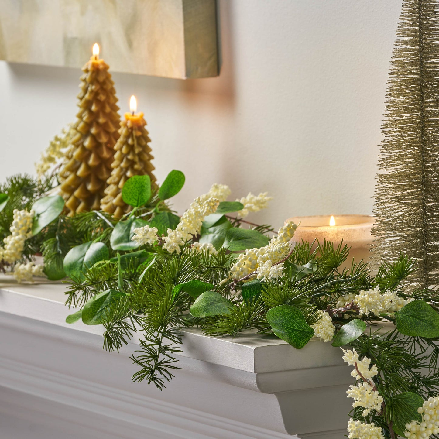 5' LEAVES/BERRY GARLAND - Korvel