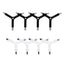 Bedding Article Accessory 4pcs  Nylon Buckle Elastic Band Non Slip Sheet Fixer Holder for Bed sheets Practical Bedspread - Korvel