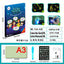 Draw With Light Fun  Glowing Paint Glow Light Tablet Draw With Light Fun And Developing Toy - Korvel