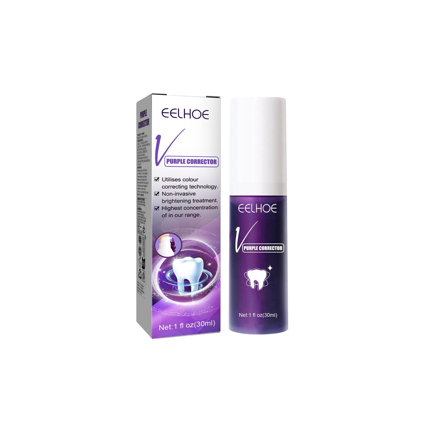 Teeth Whitening Toothpaste, Removing Teeth Stains And Odors Oral Care Brightening And Whitening Teeth Toothpaste - Korvel