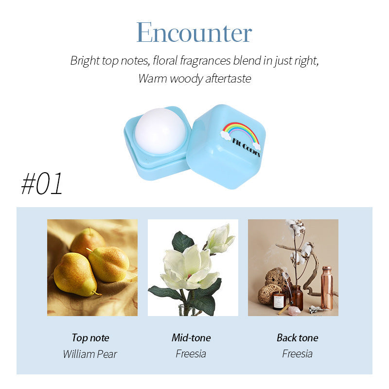 Fit Colors Mosquito Repellent Solid Balm Ball Boys and Girls Carry Long Lasting Fragrance Insect Repellent Solid Balm - Korvel