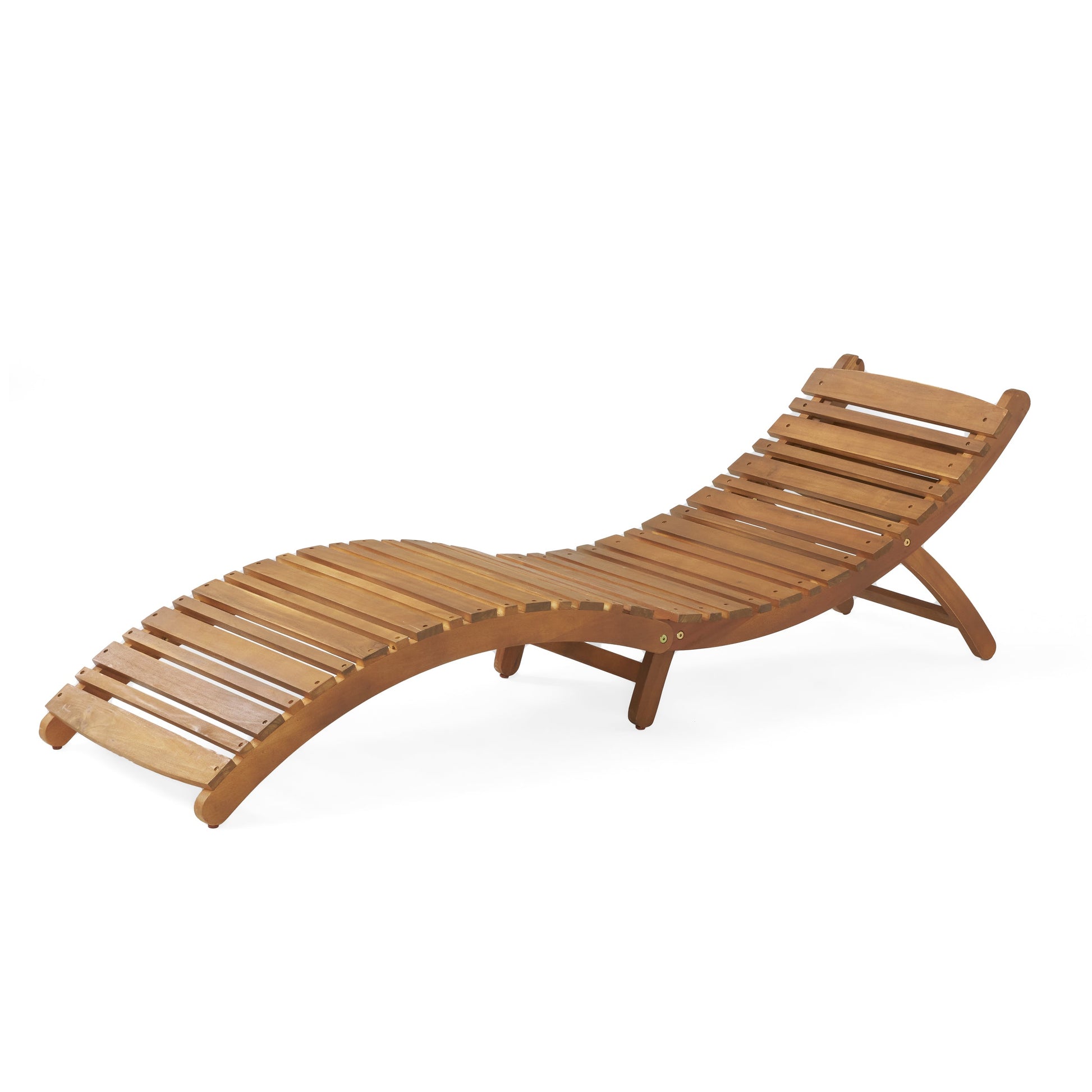 LAHAINA WOOD FOLDABLE CHAISE LOUNGE - Korvel