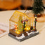 Christmas gifts, Christmas decorations, glowing music, houses, resin crafts, creative desktop ornaments - Korvel