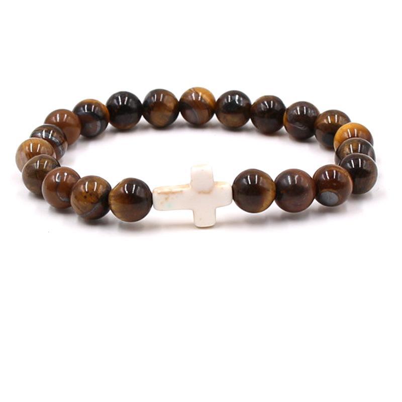 Fashion bead jewelry cross bracelet - Korvel