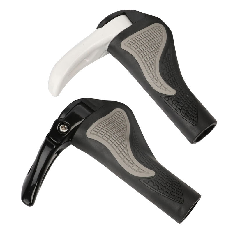 Mountain Bike Ergonomic Vice Handle Claw Handle Aluminum Alloy Grip (A Horn) - Korvel