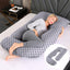 J-Shaped Pregnancy Pillow for Side Sleepers