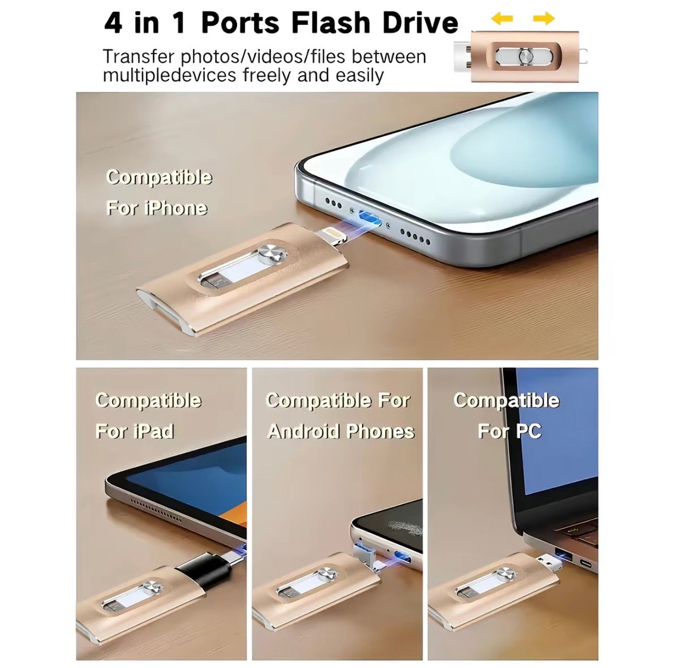 FlexiDrive 4-in-1 USB Flash Drive