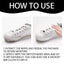 Shoe Wipes, Leather Shoes Sneakers Wallet Leather Sofa Multi-Purpose No-Wash Decontamination Cleaning Wipes - Korvel