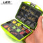 LEO 100Pcs/box Fly Fishing Accessories Box with Fishhooks Float Lead Sinker Swivel Connector Beads - Korvel
