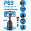 P03 Gimbal Intelligent AI avec Suivi Automatique de Visage à 360° pour Smartphones