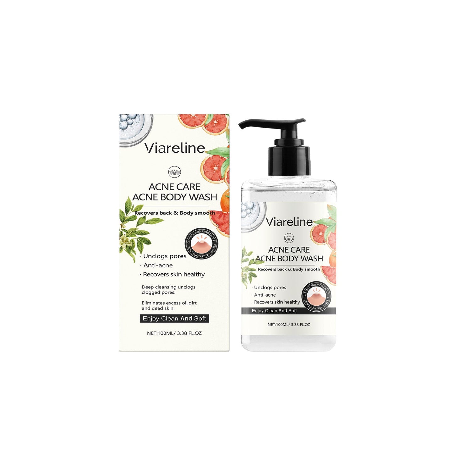Soothing Repair Shower Gel Body Cleansing Care Hydrating Moisturizing Anti-Dryness Care For Skin - Korvel