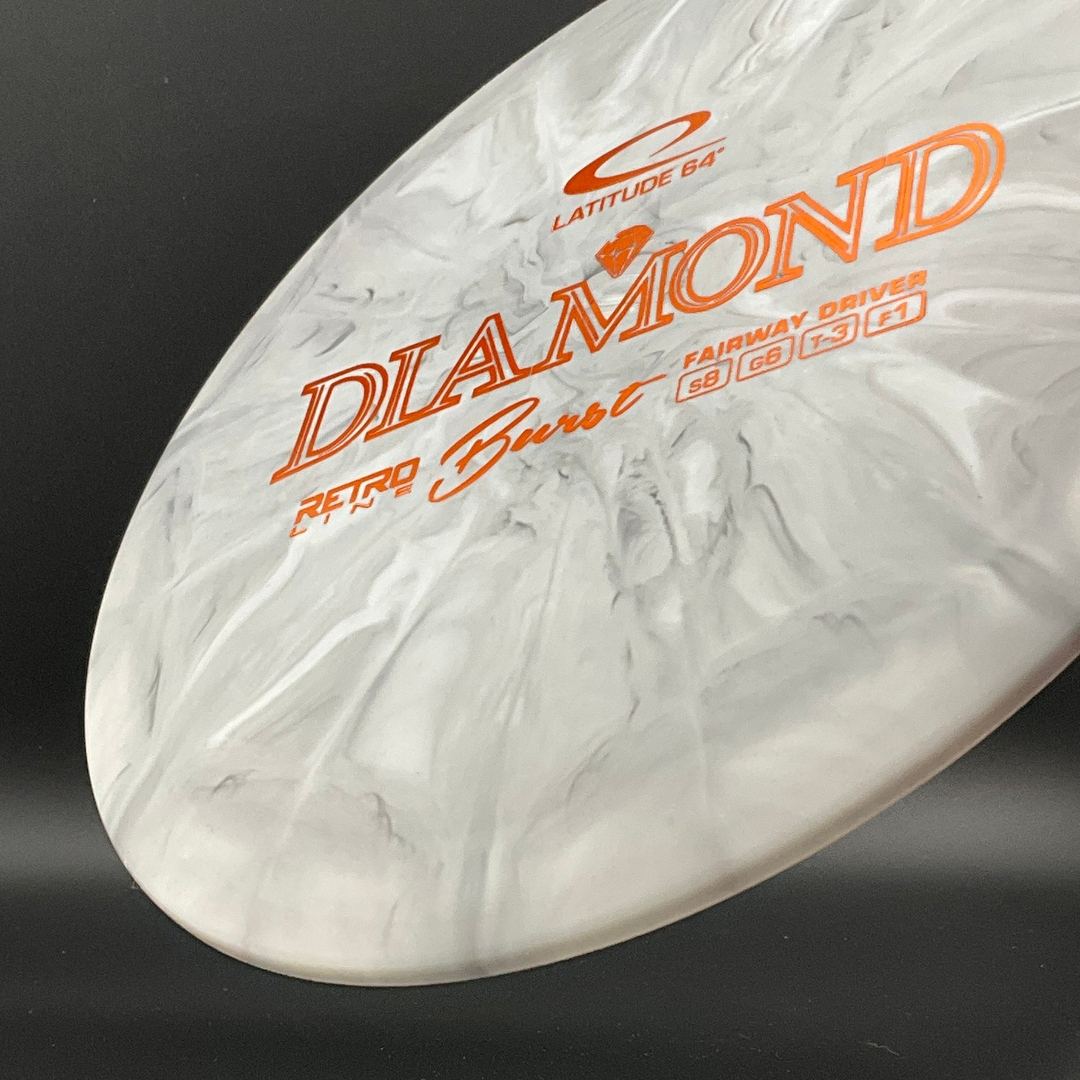 Retro Line Burst Diamond Disc - Lightweight & Versatile
