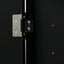 Black Triangle Bathroom Storage Cabinet with Adjustable Shelves