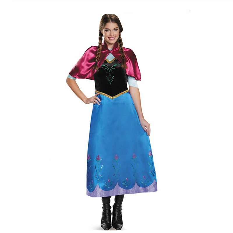 Vestido de disfraz Premium de Anna para Halloween y Cosplay