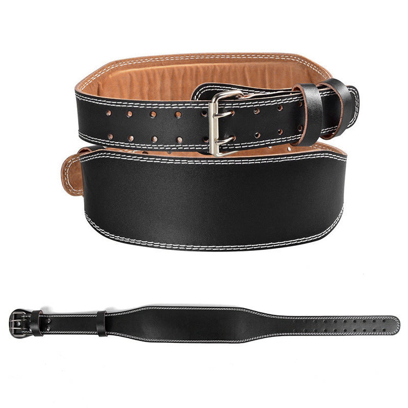 Premium PU Leather Weightlifting Belt for Men and Women