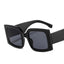 Fashion Big Frame Dazzling Color Men And Women All-Match Personality Sunglasses Ins Style Square Sunglasses - Korvel