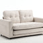 Canapé-lit futon convertible 3 plis - Gris foncé, Gris clair et Beige