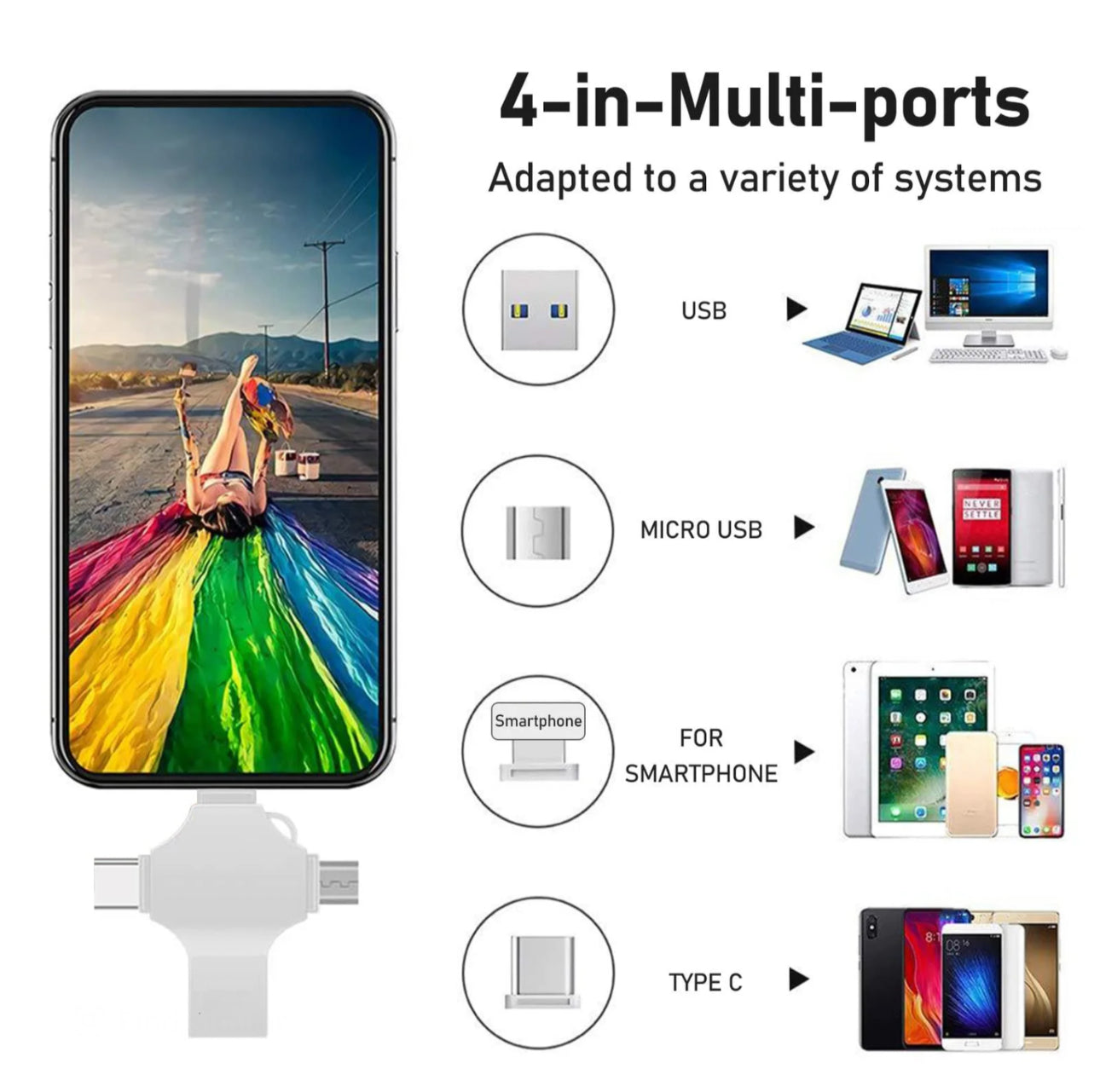QuadLink USB Flash Drive - Korvel