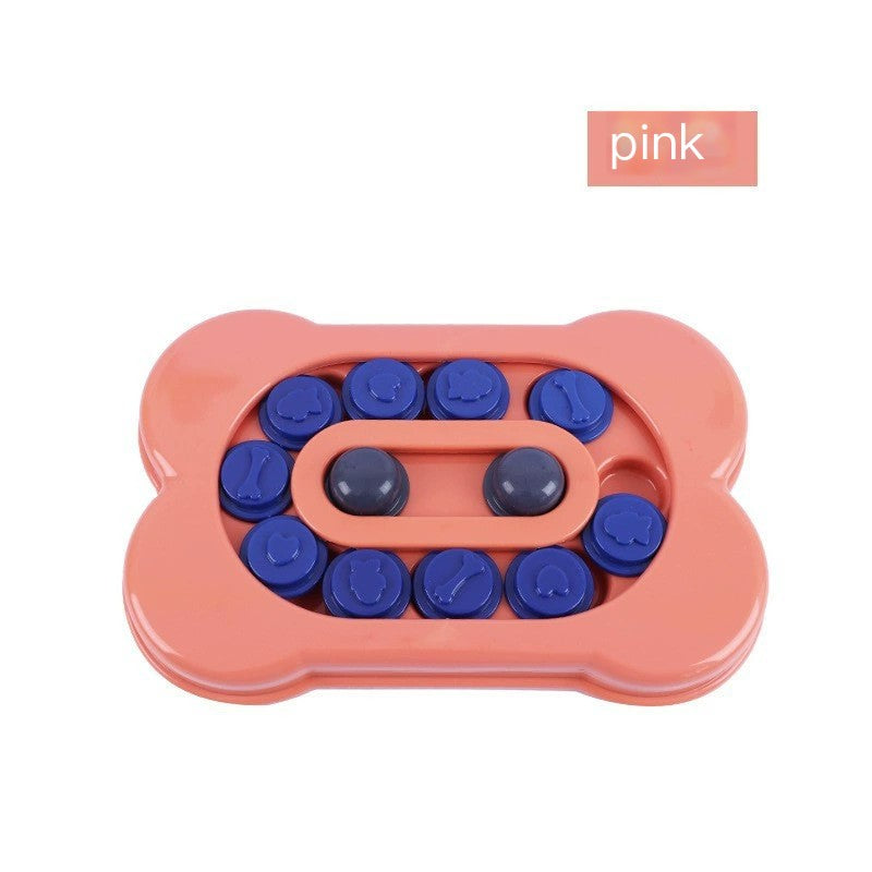 Interactive Slow Feeder Dog Bowl - Puzzle Toy for Pets - Korvel