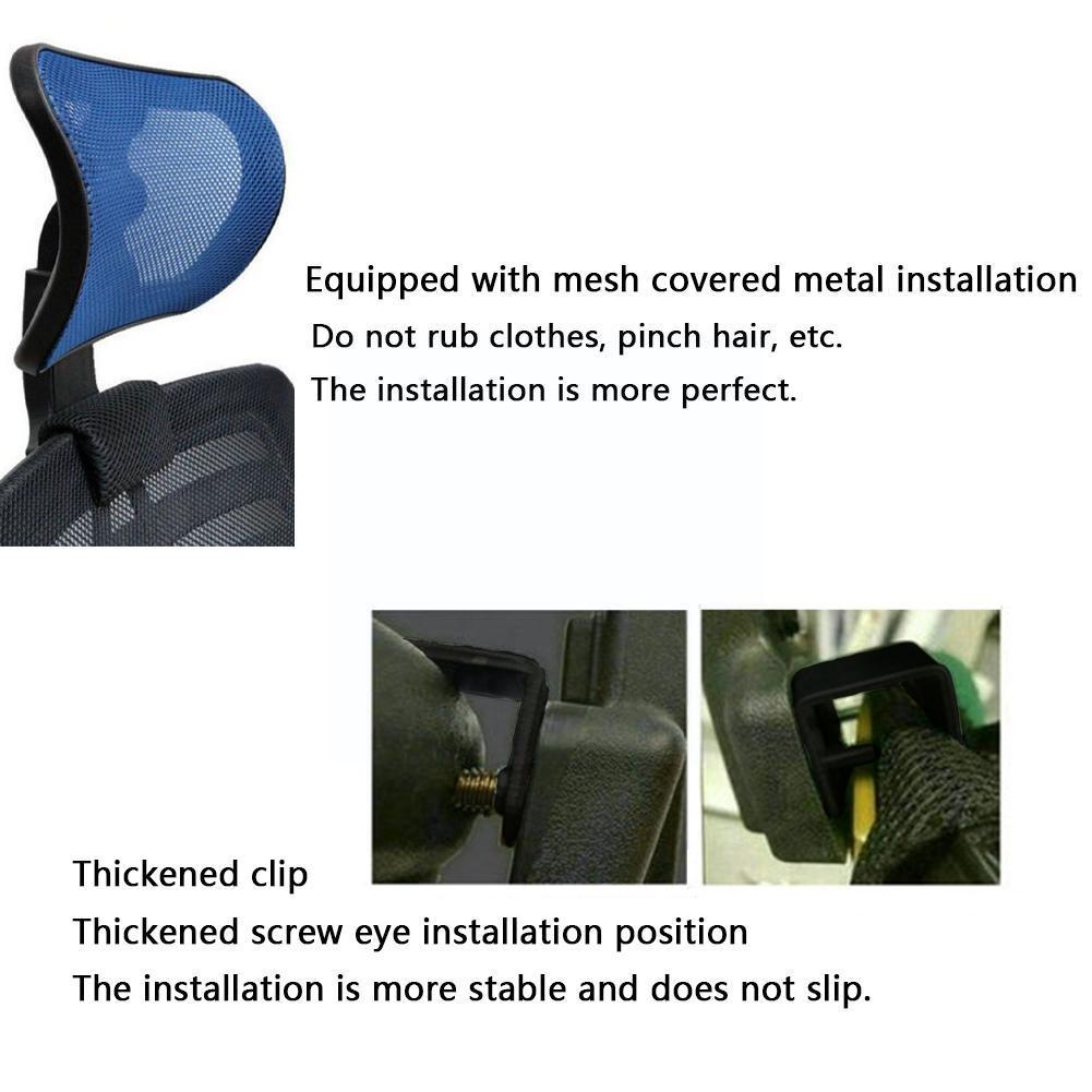 Cojín para reposacabezas ajustable para silla de ordenador