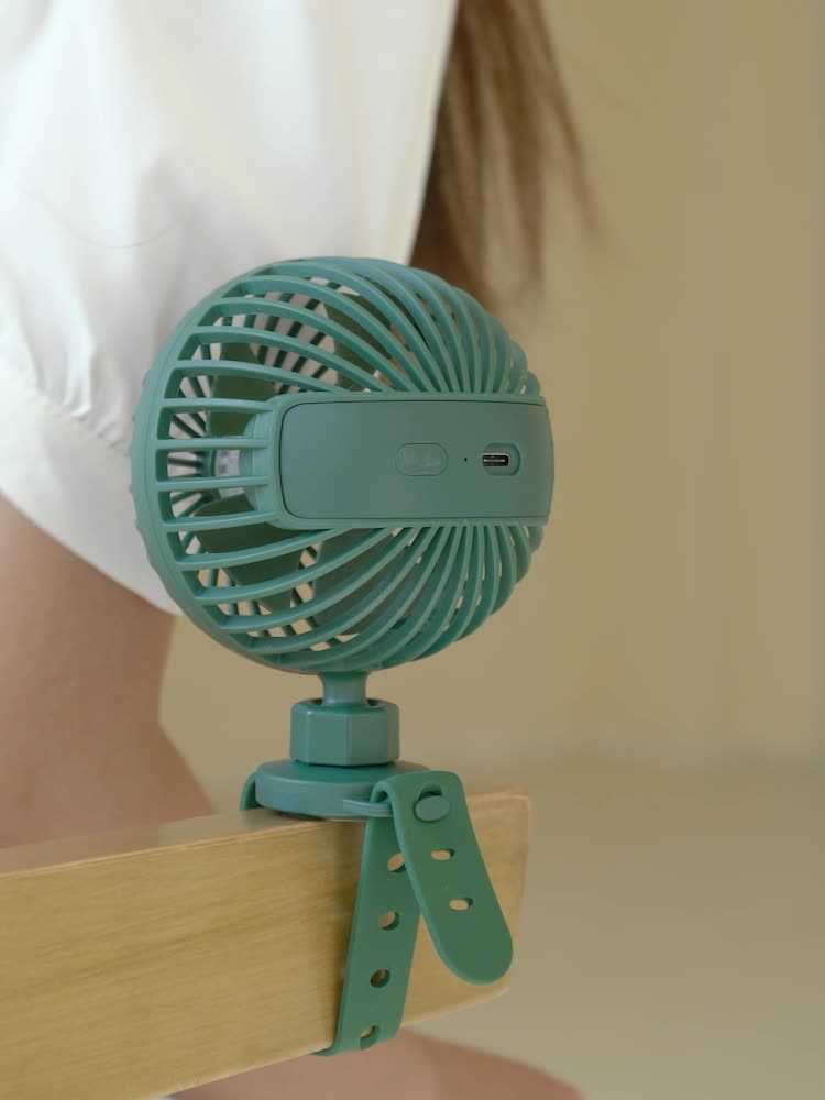 Stroller Fan Portable Small Children's Fan Student Dormitory USB Wrist Fan - Korvel
