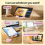 360-Degree Rotating Acrylic Tablet Stand - Foldable & Portable
