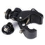 GloryStar Black Bike Bicycle Motorcycle Handlebar Handle Clamp Bar Camera Mount Tripod Adapter For Gopro Hero 1 2 3 3+ 4 - Korvel
