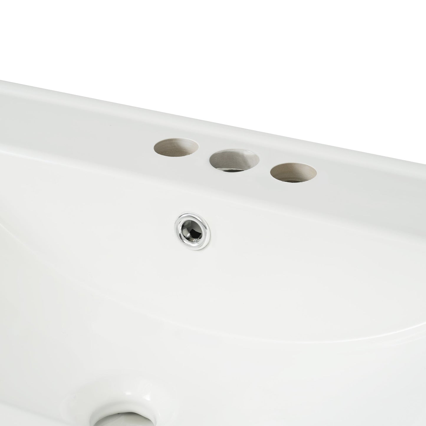 30-Inch White Bathroom Vanity with Ceramic Sink and Versatile Storage - Ideal for Small Bathrooms - Korvel