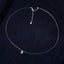 1 Carat Moissanite Necklace in 925 Sterling Silver