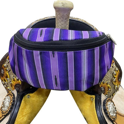 Vibrant Southwest Insulated Saddle Pouch - Korvel