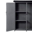Abri de rangement en bois premium 5,3 pieds x 4,6 pieds avec toit étanche