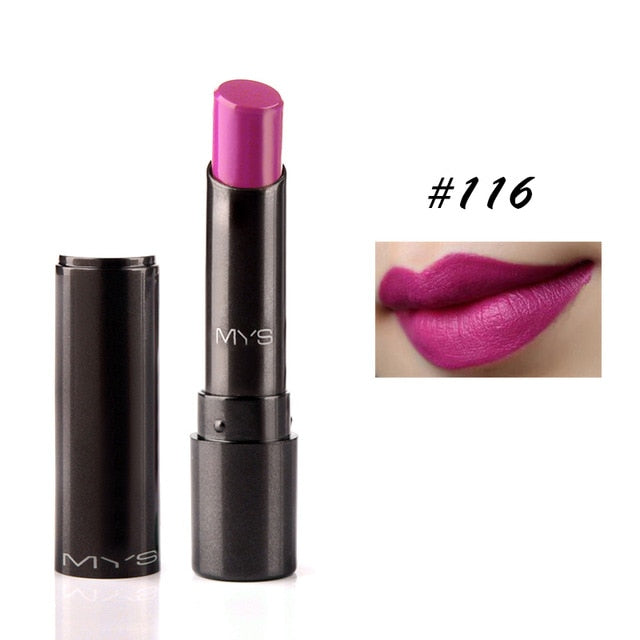 Rouge à lèvres mat MYS Brand Beauty - Teinte rouge longue tenue