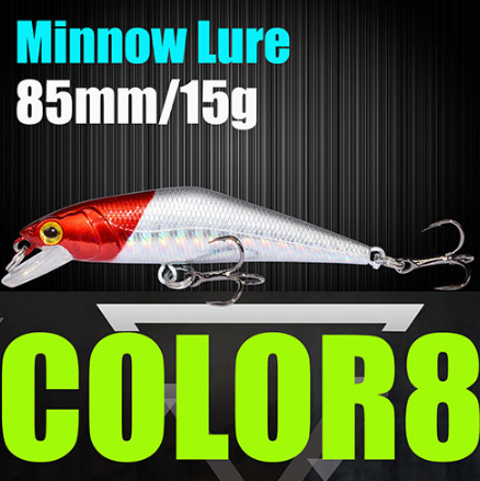 AFISHLURE Fishing Lure Wobblers Trout  85mm/15g Minnow  Hard Baits Iscas Artificial Pesca Leurre - Korvel