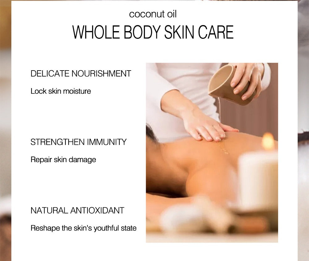 Aceite Corporal de Masaje de Coco Premium
