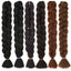 African Chemical Fiber Wig Large Braid Jumbo Braid Hair Dirty Braid High Temperature Yakis Braid - Korvel