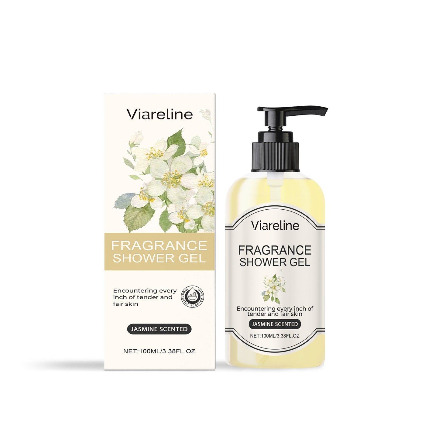 Fragrant Body Wash (Jasmine Fragrance) Moisturize And Moisturize Skin To Improve Dry Women's Body Wash - Korvel