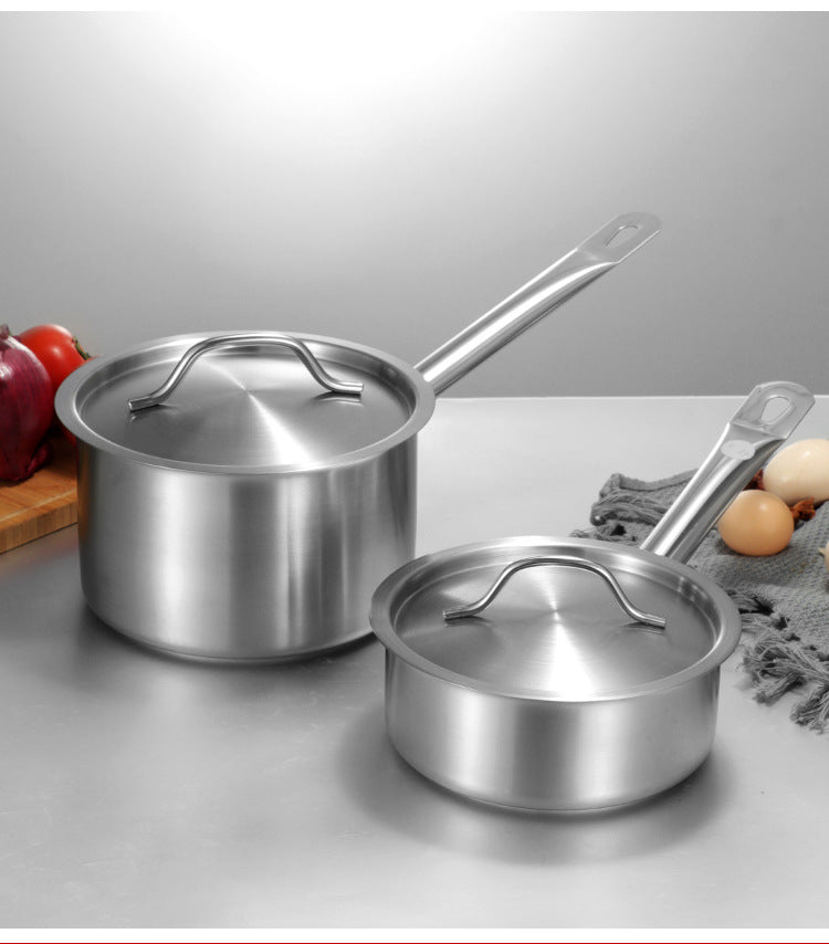 Premium Stainless Steel Sauce Pot with Double Bottom