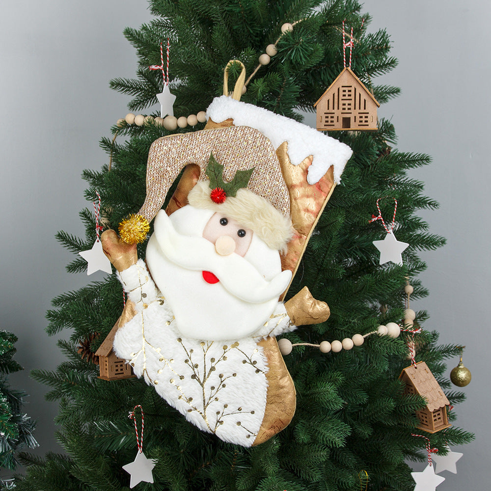 Bolsa de Regalo de Calcetines Decorativos Navideños Premium