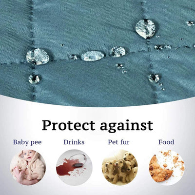 Waterproof Recliner Cover Snap Fixed Pet Dog Kids Sofa Mat Couch Slipcovers For Living Room Dustproof Furniture Protector Covers - Korvel