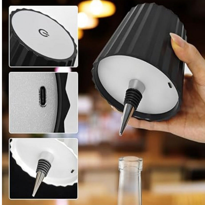 Luz Creativa de Botella de Vino LED - Lámpara RGB Recargable
