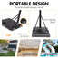 Basketball Hoop Basketball System 4.76-10ft Height Adjustable with 4 Basketball, Net Pocket, Inflator Set - Korvel