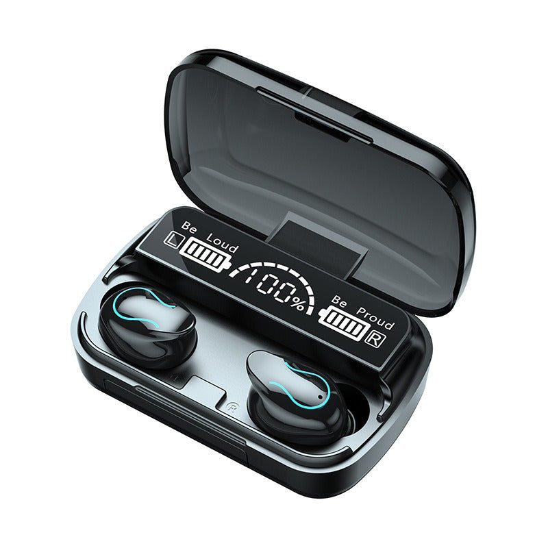 M10M30 Bluetooth Headset High-Capacity Wireless Private Model TWS New F9 Smiley Face Binaural 5.1 Noise Cancellation - Korvel