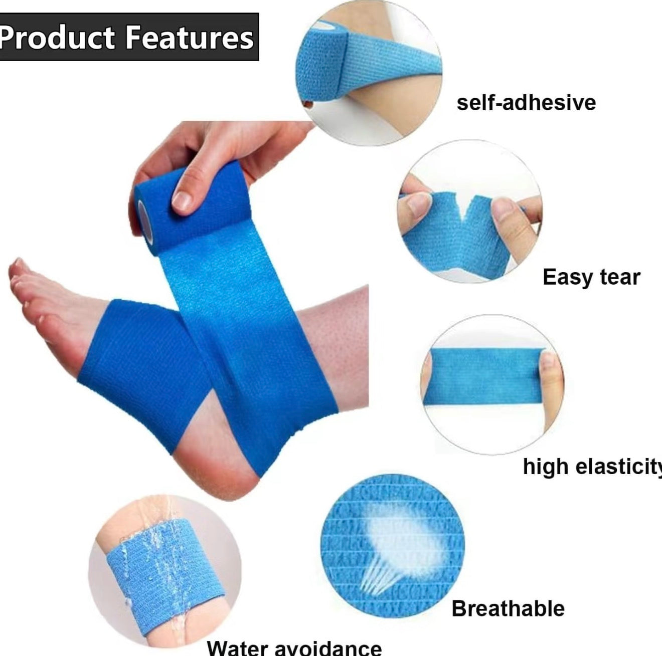 FlexWrap Self-Adhesive Bandage